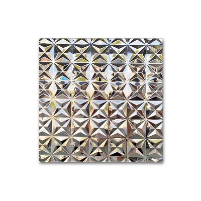 Colored Embossed Stainless Steel Plate Dimple Water Ripple 3D Relief Pattern