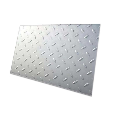 Checkered Sheet Patterned Diamond Finished Stainless Steel Plate Non-Slip Plate